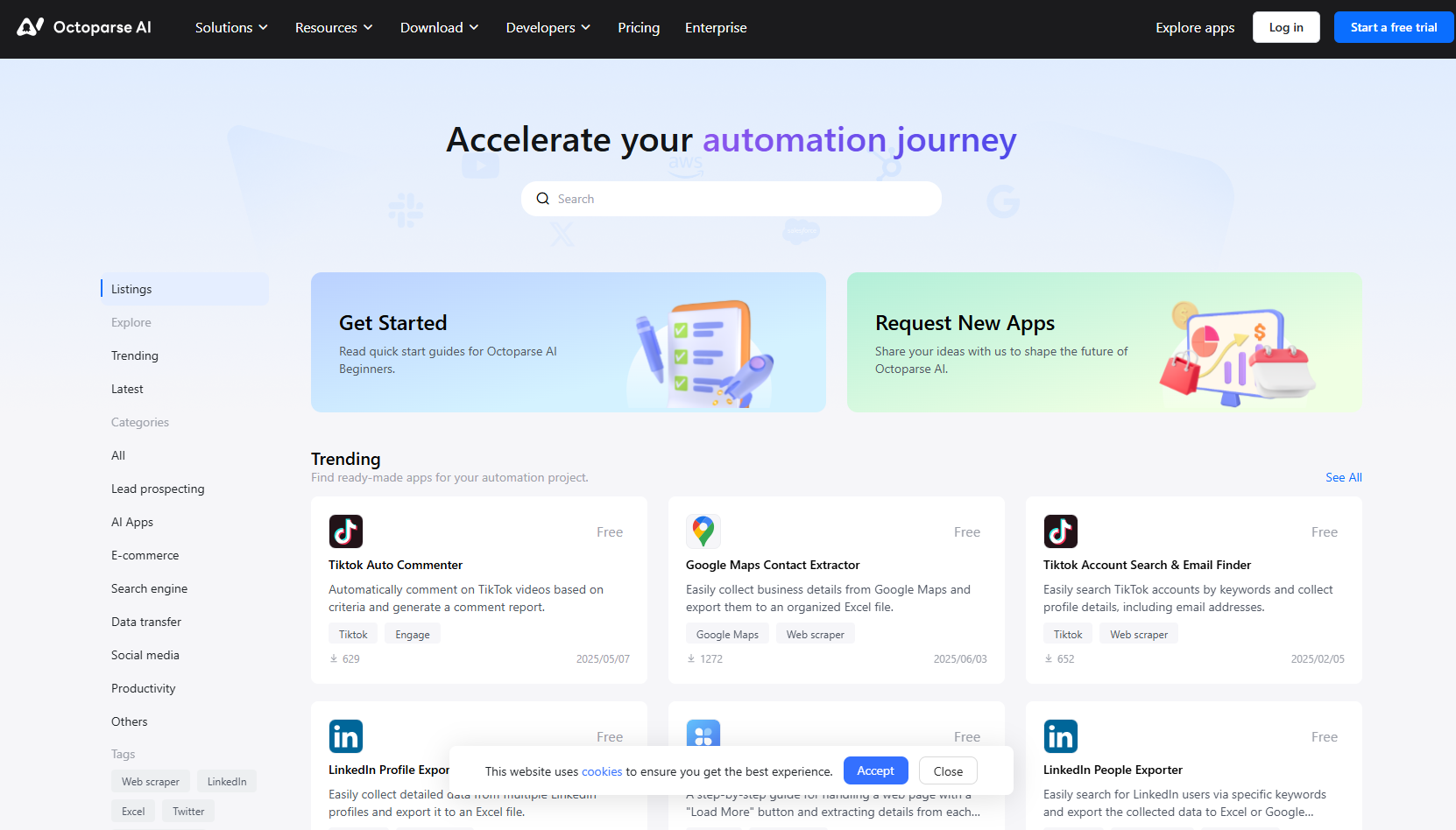 octoparse ai appstore