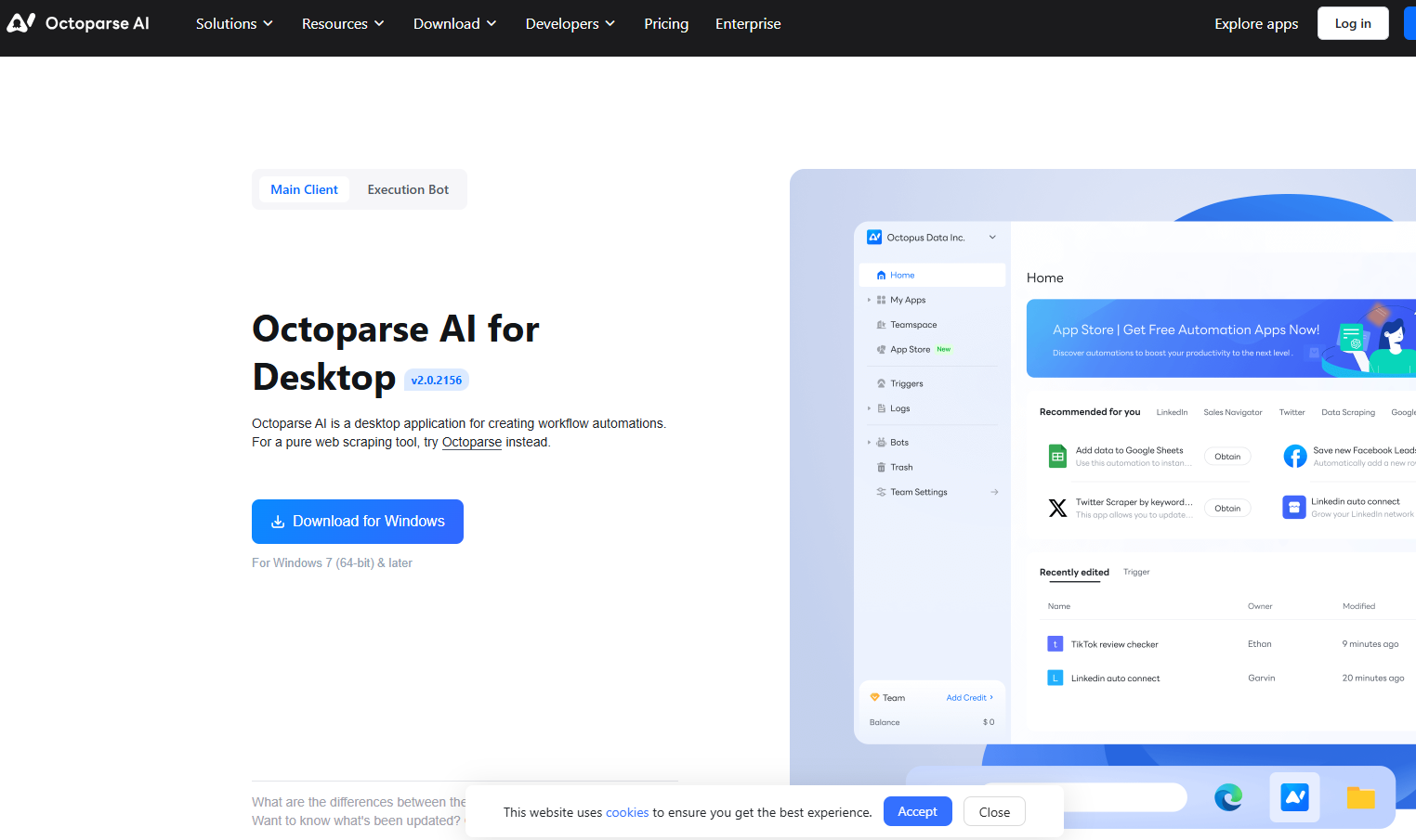 octoparse ai download